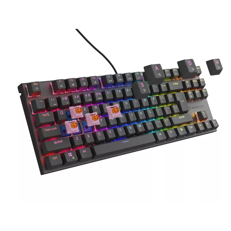 GENESIS Thor 303 TKL -pelikäppäimistö USB QWERTY US International musta