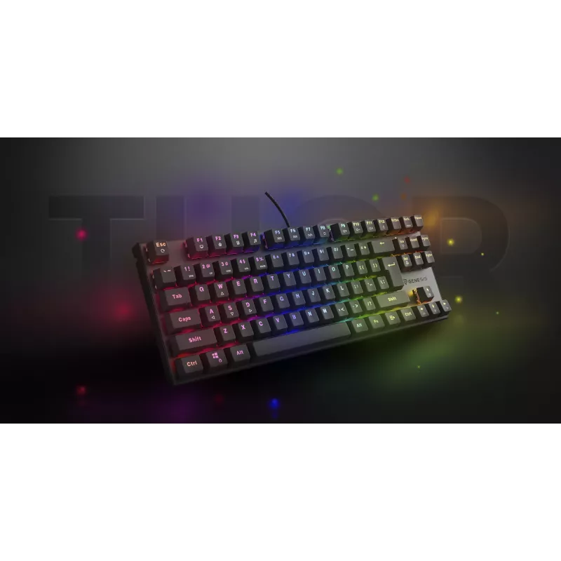 GENESIS Thor 303 TKL -pelikäppäimistö USB QWERTY US International musta