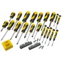 Manuaalinen ruuvimeisselisarja STANLEY STHT0-62113 ristipää-, Robertson- ja Torx-kärjillä, magneettisilla kärjillä, ergonomisilla kahvoilla