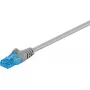 Goobay 55419 verkkokaapeli (patch) Cat6a U/UTP, AWG 26/7, 1 m, harmaa
