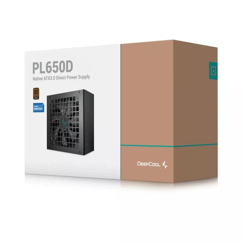 DEEPCOOL Pl650d virtalähde 650 W 20+4 pin ATX - musta