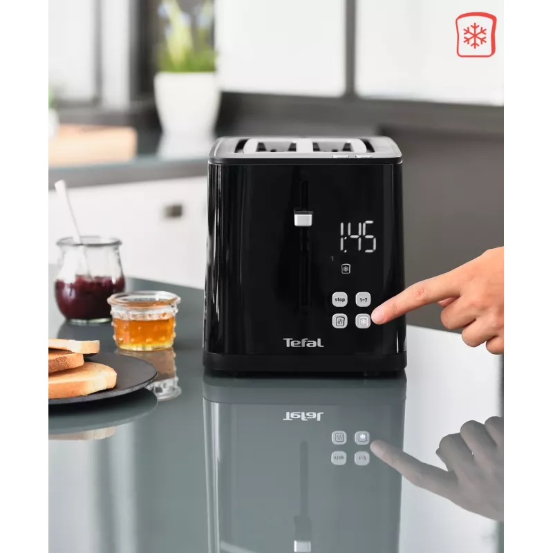 Leivänpaahdin Tefal TT6408 — 2 viipaletta, 850 W, musta