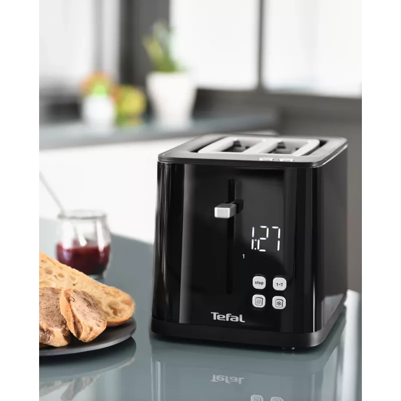 Leivänpaahdin Tefal TT6408 — 2 viipaletta, 850 W, musta