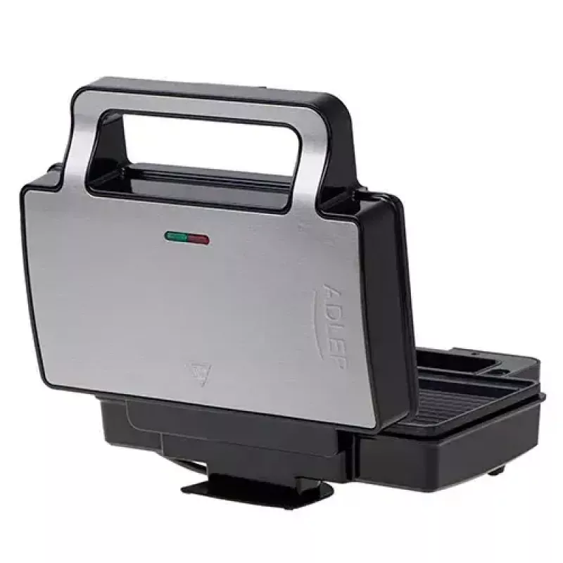 Adler AD 3073 2-in-1-voileipägrilli, 1000 W, ruostumaton teräs/musta