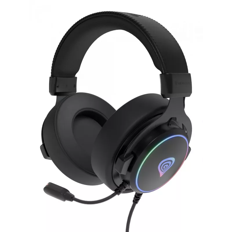 GENESIS Neon 764 headset johdollinen pelikuuloke pääpannalla USB Type-A musta