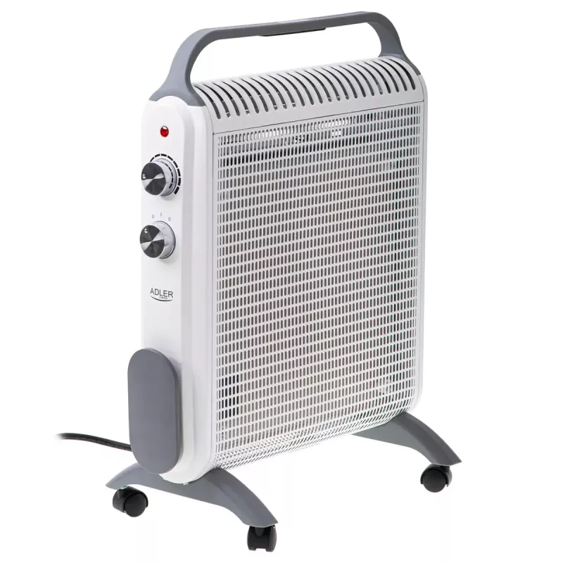Sähkökonvektori Adler AD 7750, 2000 W, 2 tehotasoa, IP24, valkoinen