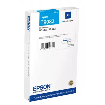 Epson WF-6XXX syaani XL (alkuperäinen) mustepatruuna – runsassatoinen syaaninvärinen patruuna WorkForce WF-6XXX -tulostimiin