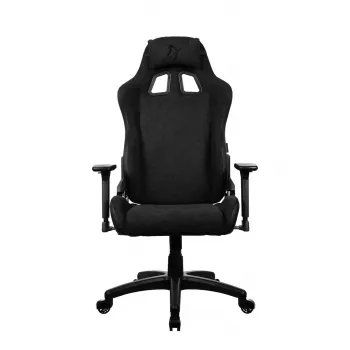 Pelituoli arozzi Avanti SoftFabric Pure musta — ergonominen, korkea selkänoja, säädettävät käsinojat, kallistuva keinutoiminto