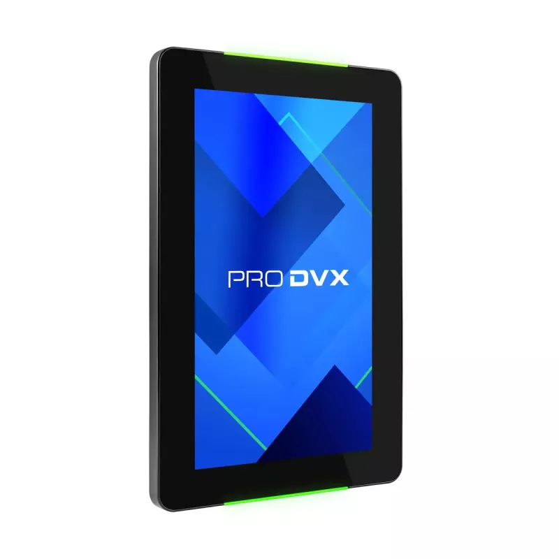 ProDVX APPC-7XPLN 7 tuuman Android 12 -paneelitietokone, 10-pisteinen projisoitu kapasitiivinen kosketusnäyttö, 240 cd/m², LPDDR4, Wi-Fi, 24/7