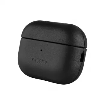 Nahkainen suojakotelo FIXED FIXLPM-999-BK kuulokkeille MagSafe-tuella, musta