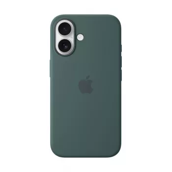 Apple -silikonikotelo MagSafe-yhteensopiva iPhone 16 merenvihreä