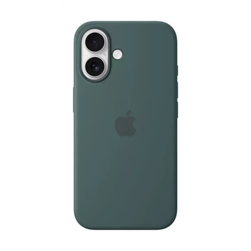 Apple -silikonikotelo MagSafe-yhteensopiva iPhone 16 merenvihreä