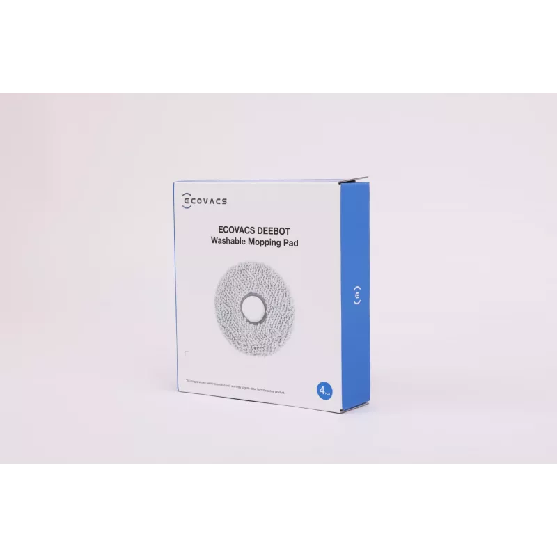Ecovacs DCC040047 -imurirobotin moppisarja, pestävä harmaa, 4 kpl