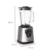 Tefal Perfectmix+ BL871D 1,5 L pöytäsekoitin 1200 W ruostumaton teräs, harmaa