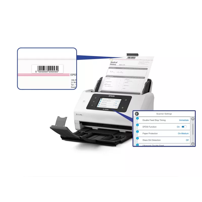 Epson WorkForce DS-900WN asiakirjaskanneri 600 x 600 DPI A4 valkoinen