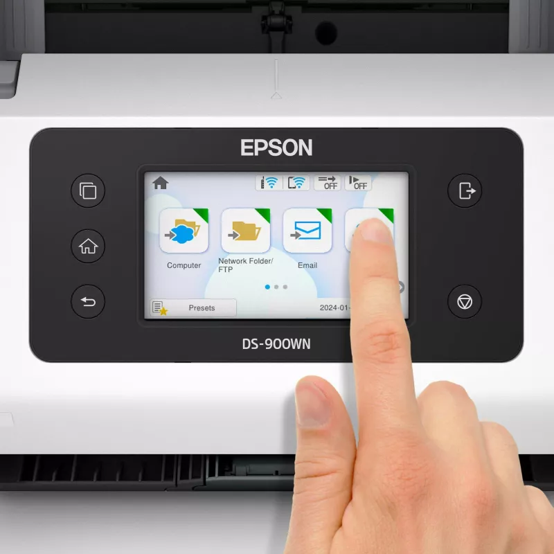 Epson WorkForce DS-900WN asiakirjaskanneri 600 x 600 DPI A4 valkoinen