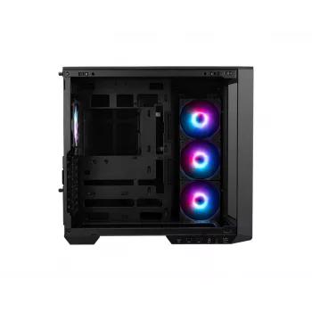 PC-kotelo MSI MAG PANO 100R PZ Midi-Tower musta, karkaistu lasi, tukee ATX/microATX, 482×290×519 mm