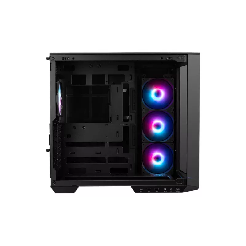 PC-kotelo MSI MAG PANO 100R PZ Midi-Tower musta, karkaistu lasi, tukee ATX/microATX, 482×290×519 mm