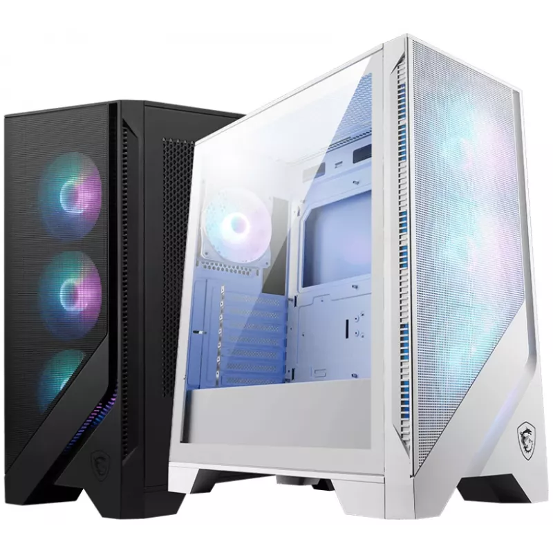 PC-kotelo MSI MAG FORGE 320R AIRFLOW Micro Tower valkoinen