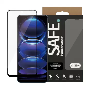 PanzerGlass SAFE. by ® näytönsuojakalvo Xiaomi Redmi Note 12 5G | 12 4G | Poco X5 | Ultra-Wide Fit