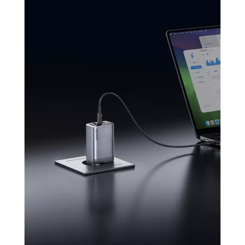 Mobiililaitelaturi Anker A2688341 yleislaturi musta AC sisäkäyttöön 110–240 V 1 USB 2.0 2 USB-C