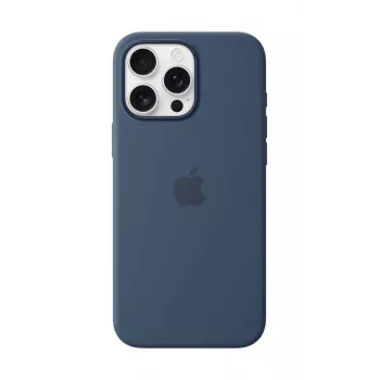 Apple silikonikotelo MagSafe-yhteensopiva iPhone 16 Pro Max denim
