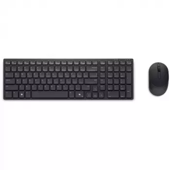 DELL KM555 hiljainen näppäimistö hiiri mukana yleiskäyttöinen RF Wireless + Bluetooth QWERTY US International musta