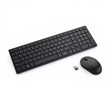 DELL Pro Compact Silent näppäimistö ja hiiri - KM555 - venäläinen (QWERTY)