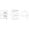 Whirlpool WQ9I FO2BX EF Side-by-Side-jääkaappi vapaasti seisova 592 L musta