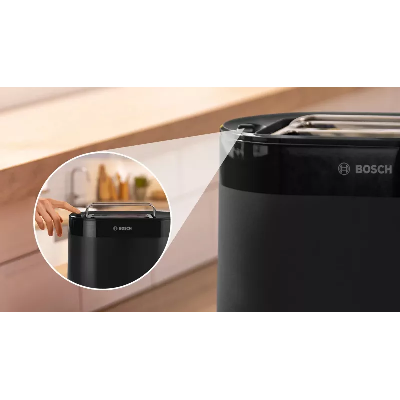 Bosch TAT2M123 leivänpaahdin 6 2 viipaletta 950 W musta