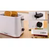 Bosch MyMoment TAT3M121 kompakti leivänpaahdin, 2 viipaleelle, 950 W, valkoinen
