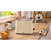 Leivänpaahdin Bosch Compact TAT3M127 – 2 viipaleen paikka beige muovirunko, kompakti muotoilu