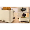 Leivänpaahdin Bosch Compact TAT3M127 – 2 viipaleen paikka beige muovirunko, kompakti muotoilu