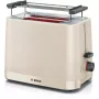 Leivänpaahdin Bosch Compact TAT3M127 – 2 viipaleen paikka beige muovirunko, kompakti muotoilu