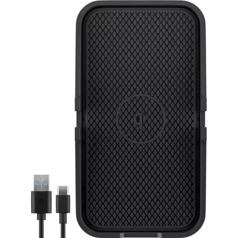 Goobay 60471 langaton pikalaturi autoon, 15 W, musta