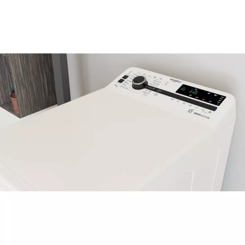 Whirlpool TDLRB 7232BS EU pesukone päältä täytettävä 7 kg 1151 kierr./min valkoinen