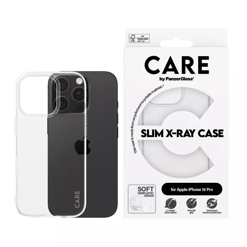 PanzerGlass CARE™ by ® X-Ray kotelo iPhone 16 Pro