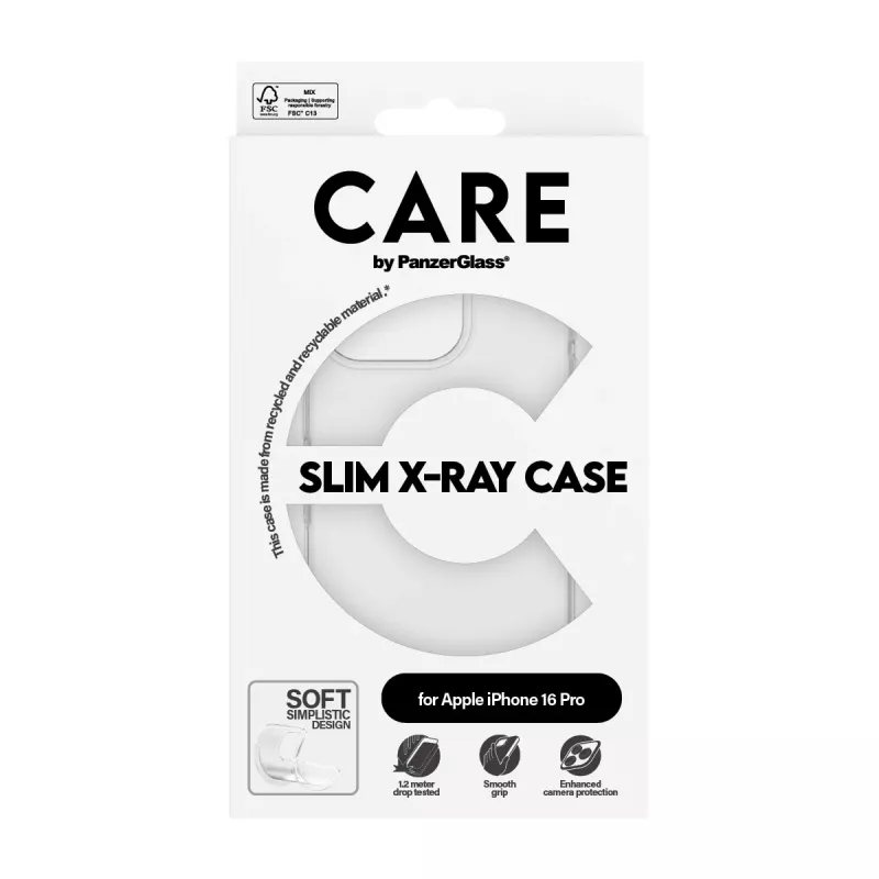 PanzerGlass CARE™ by ® X-Ray kotelo iPhone 16 Pro