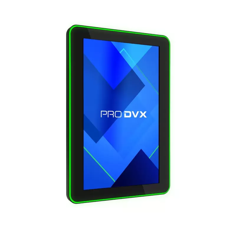 ProDVX IPPC-10SLB paneelitietokone, 10,1 tuuman kosketusnäyttö, 1280 x 800, 500 cd/m², Windows 10 IoT LTSC, VESA 75x75, musta