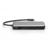 DIGITUS USB-C-telakointiasema, 7-porttinen - HDMI / 2x USB-A 3.2 Gen 2 / GbE / SD / MicroSD - 100W USB Power Delivery