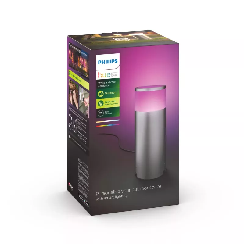 Philips Hue White and Colour Ambience Calla -ulkovalaisin pollari