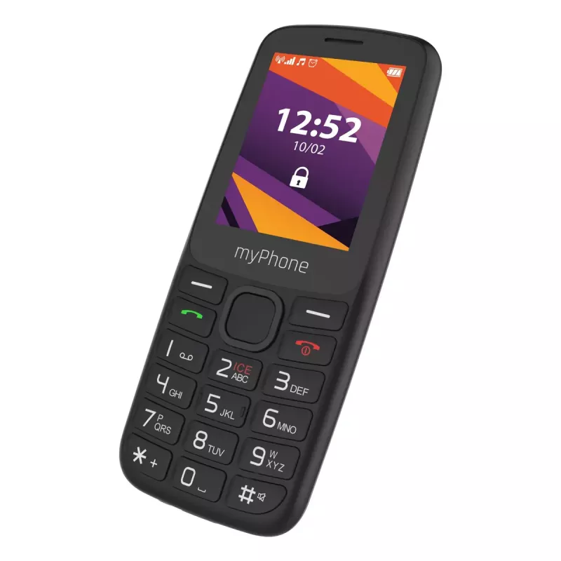 Matkapuhelin MYPHONE 6410 LTE | 2,4 tuuman TFT | musta