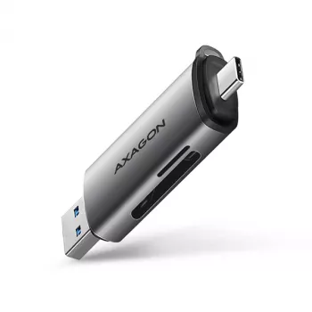Axagon CRE-SAC SuperSpeed USB-C+USB-A kortinlukija 5 Gbit/s