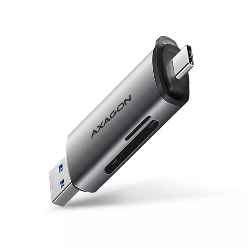 Axagon CRE-SAC SuperSpeed USB-C+USB-A kortinlukija 5 Gbit/s