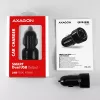 Axagon PWC-5V5 SMART autolaturi 24W, 2x USB-A-portti, 5V/2,4A + 5V/2,4A