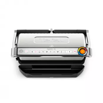 Kontaktigrilli Tefal OptiGrill + XL GC728D10, 2000 W, 800 cm² tarttumattomat levyt, 9 ohjelmaa, kypsennyspinta 400×200 mm