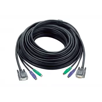 KVM-kaapeli ATEN PS/2 HDB 1,2 m musta