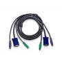 ATEN 10ft PS/2 KVM-kaapeli musta 3 m