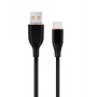 GEMBIRD premium-silikoni-USB Type-C-lataus- ja datakaapeli, 1,5 m – musta
