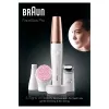Braun kasvojen epilaattori 81636295, valkoinen/pronssi